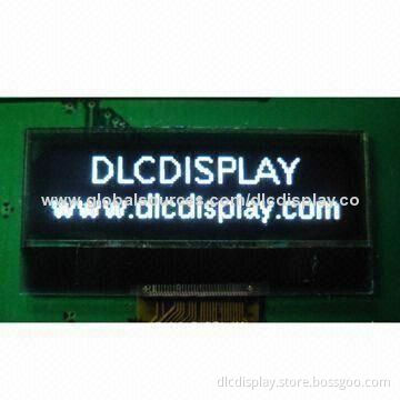 CSTN LCD display module, transflective/negative LCD panels, 1/128 duty/1/9 bias